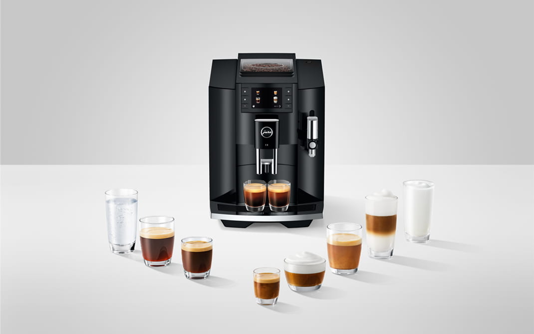 JURA Automate de cafea E8 Piano Black (EC) - 15584, 6.059,99 Lei